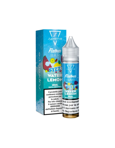 Fizz Water Lemon Flavour Bar Suprem-e Liquido Mini Shot Mix 10ml
