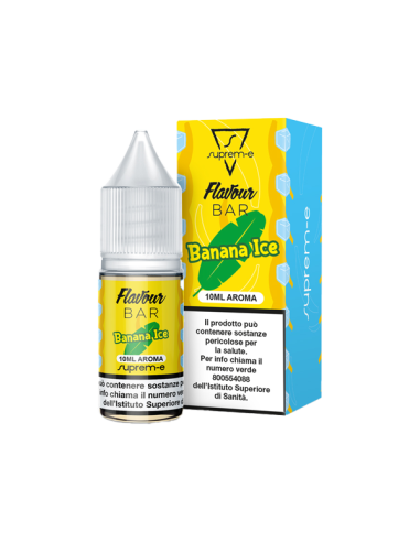 Banana Ice Flavour Bar Suprem-e Aroma Concentrato 10ml