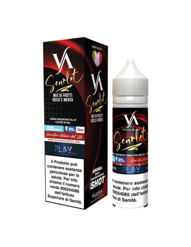 Scarlet Valkiria Liquido Shot 20ml Red Fruits Eucalyptus Anise