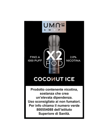 Coconut Ice UMA.mi SWAP Pod Precaricate 2ml - 2 Pezzi