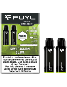 Kiwi Passion Guava Fuyl Pod Precaricate 2ml - 2 Pezzi