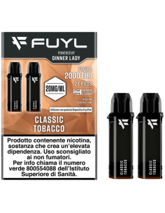Classic Tobacco Fuyl Pod Precaricate 2ml - 2 Pezzi