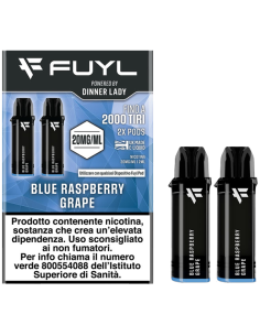 Blue Raspberry Grape Fuyl Pod Precaricate 2ml - 2 Pezzi