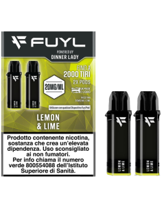 Lemon & Lime Fuyl Pod Precaricate 2ml - 2 Pezzi