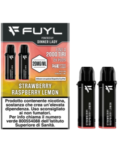 Strawberry Raspberry Lemon Fuyl Pod Precaricate 2ml - 2 Pezzi