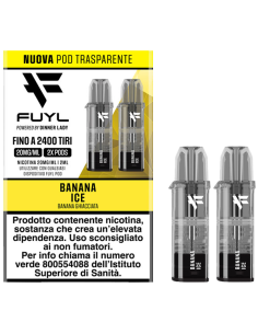 Banana Ice Fuyl Pod Precaricate Dinner Lady 2ml