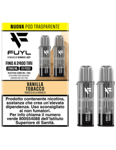 Vanilla Tobacco Fuyl Pod Precaricate 2400 puff