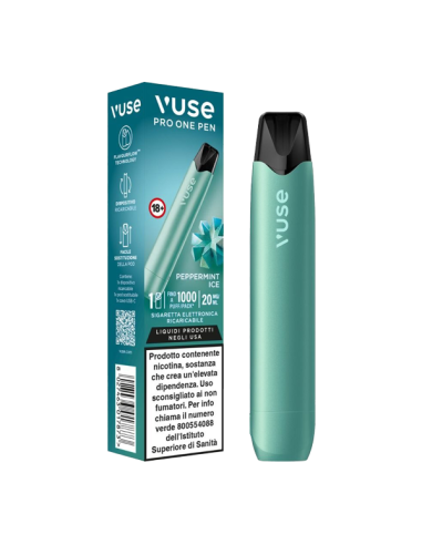 Vuse Pro One Pen Starter Kit + Pod Precaricata Peppermint Ice