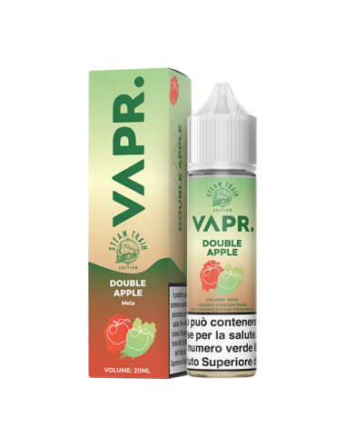 Double Apple VAPR. Steam Train Liquido Shot 20ml