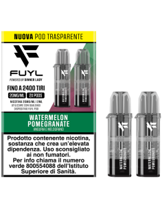 Watermelon Pomegranate Fuyl Pod Precaricate 2ml - 2 Pezzi