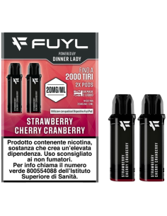 Strawberry Cherry Cranberry Fuyl Pod Precaricate 2ml - 2 Pezzi