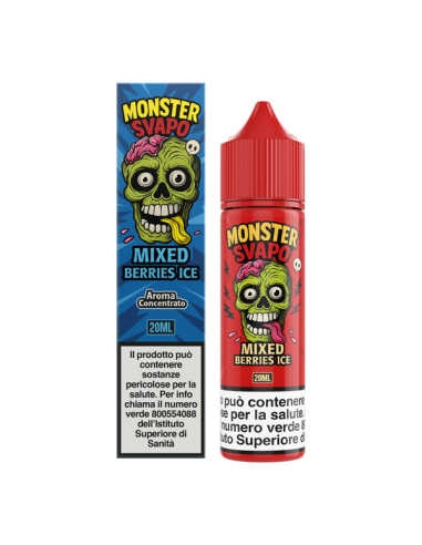 Mixed Berries Ice Monster Svapo Liquido Shot 20ml