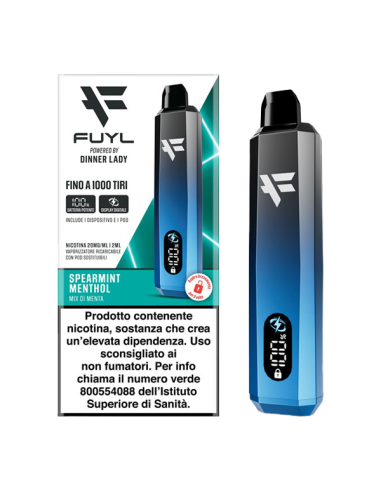 Fuyl 2.0 (SL) Starter Kit + Pod Precaricata Spearmint Menthol