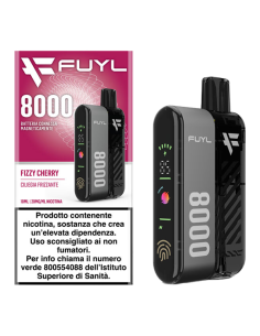 Fuyl 8000 Starter Kit  + Pod Precaricata Fizzy Cherry