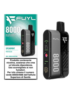 Fuyl 8000 Starter Kit  + Pod Precaricata Spearmint