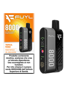 Fuyl 8000 Starter Kit  + Pod Precaricata Tropical Mango