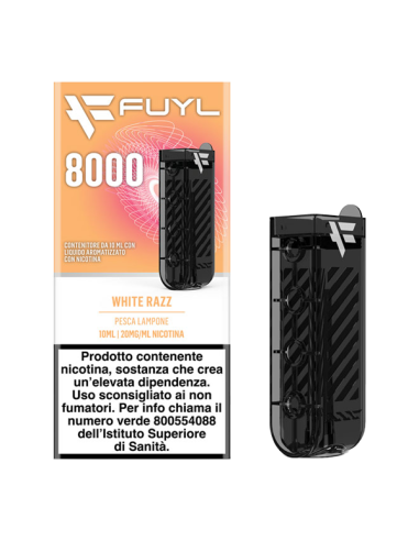 White Razz Fuyl 8000 Pod Precaricata 10ml