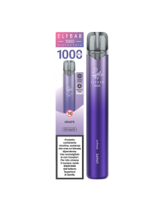 Grape Elfbar EB1000 sigaretta elettronica Usa e Getta 1000 tiri Puff