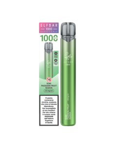 Kiwi Passion Fruit Guava Elfbar EB1000 sigaretta elettronica Usa e Getta 1000 tiri Puff