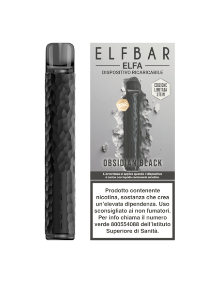ELFA STEIN sigaretta elettronica Obsidian Black