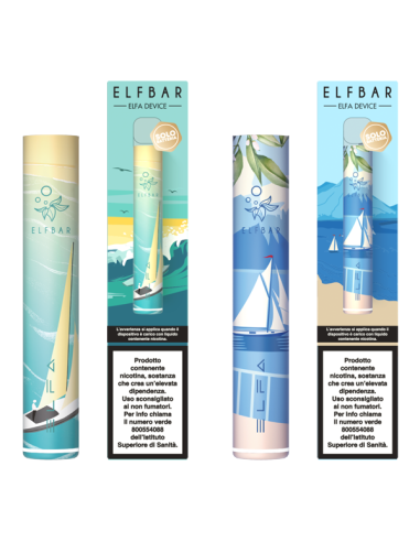 ELFA Summer Edition Elfbar Battery Device Corpo Batteria 500mAh