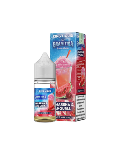 Amarena & Anguria Granitika King Liquid Liquido Mix and Vape 10ml