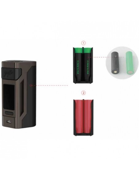 Reuleaux RX2 20700 Kit Wismec con Atomizzatore GNOME 4ml