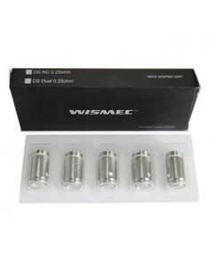DS NC Wismec Resistenza 0.25ohm Head Coil - 5 Pezzi