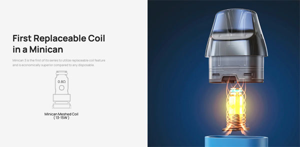Aspire Minican 3 Coil E-cigarette