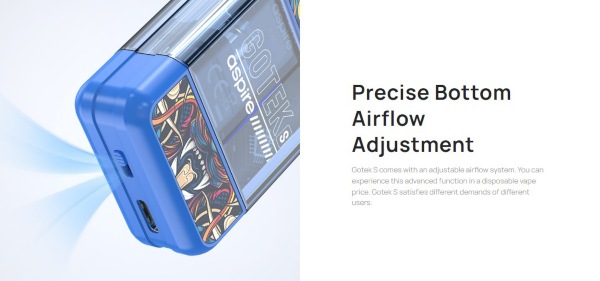 aspire gotek s kit pod mod with adjustable airflow