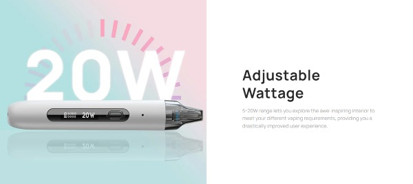 aspire minican 3 pro sigaretta elettronica 20W con potenza regolabile