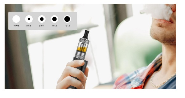 aspire zelos nano kit sigaretta elettronica da guancia con tiro regolabile