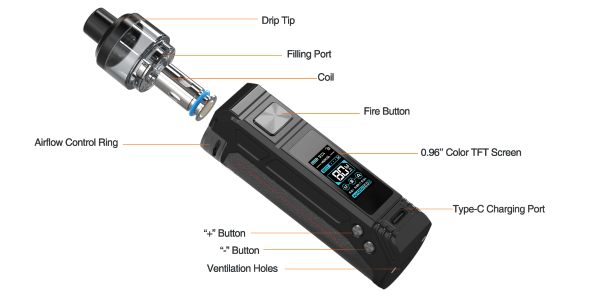 componenti bp80 pod mod aspire