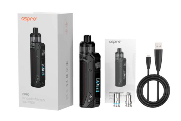 contenuto della confezione bp80 kit aspire