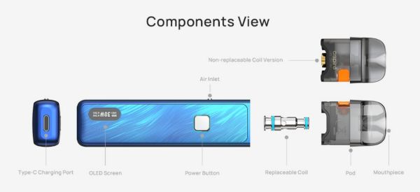 flexus pro aspire componenti sigaretta elettronica