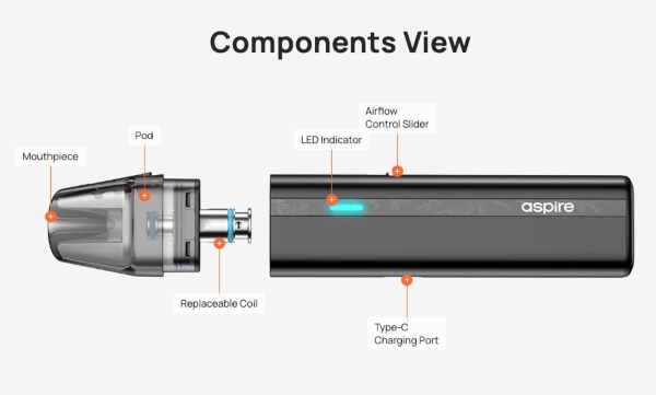 flexus se aspire componenti sigaretta elettronica