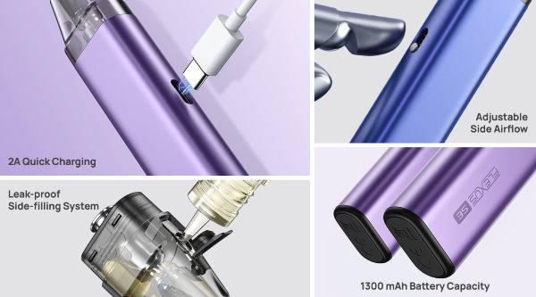 flexus se aspire sigaretta elettronica con batteria integrata 1300 mah