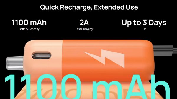 fluffi mini aspire sigaretta elettronica con batteria integrata 1100 mah