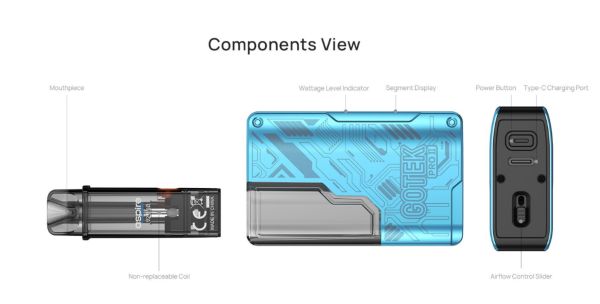gotek pro 2 aspire componenti sigaretta elettronica