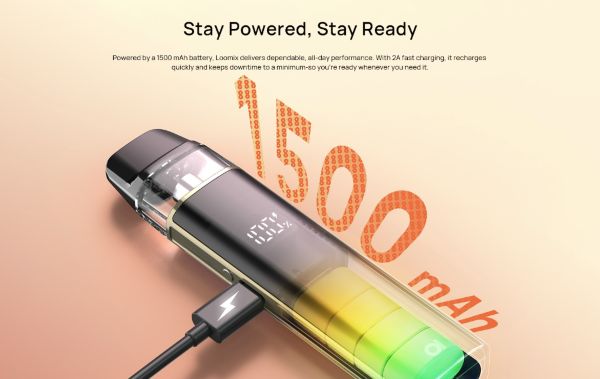 loomix aspire sigaretta elettronica con batteria integrata 1500 mah