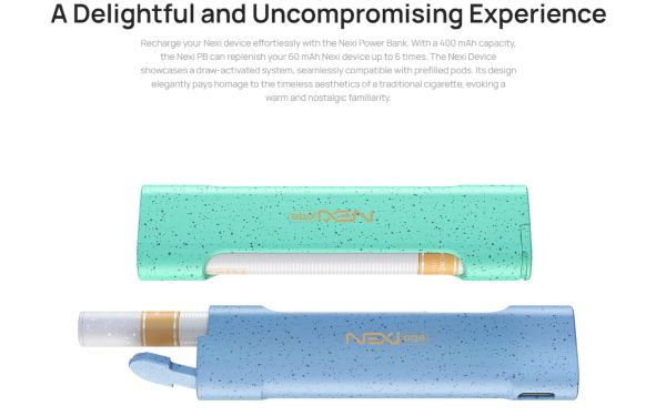 nexi one aspire sigaretta elettronica con powerbank