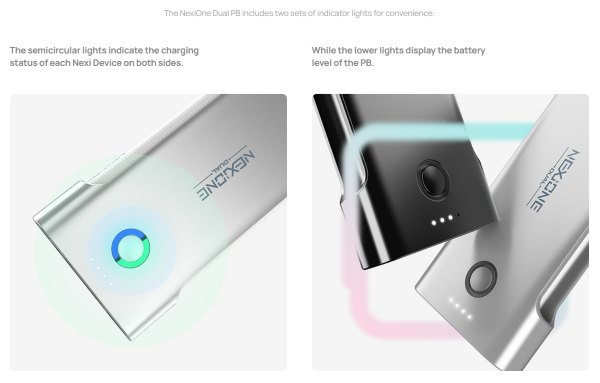 nexi one dual aspire sigaretta elettronica con led colorato per stato di carica
