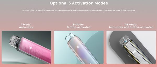 pixo max aspire sigaretta elettronica con tiro automatico o manuale