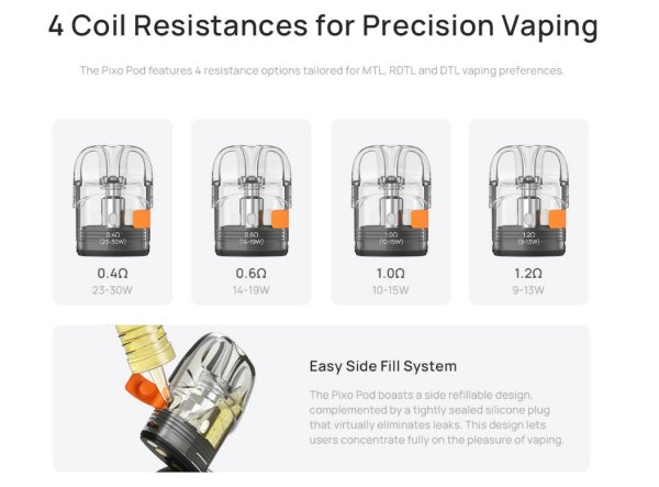 pixo neo aspire sigaretta elettronica compatibile con pixo pod