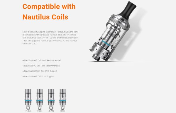 compatible coils with onix nano aspire kit