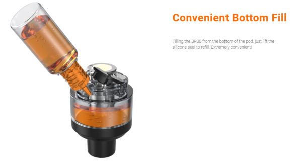 ricarica di liquido bp80 aspire kit