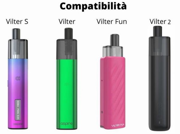 sigarette elettroniche compatibili con cartuccia pod vilter