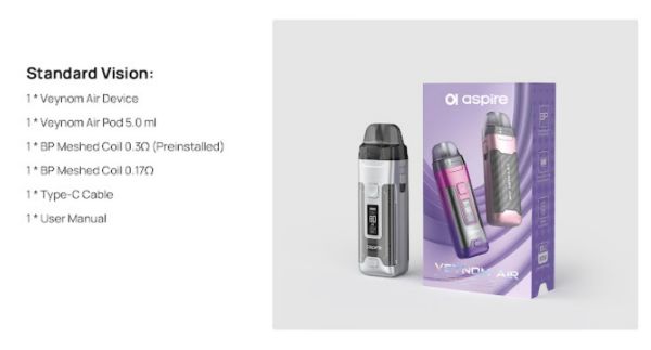 Veynom Air Aspire Pod Mod Kit | Svapoebasta