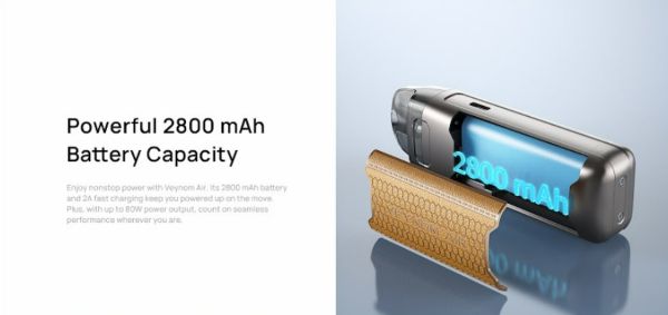 veynom air aspire sigaretta elettronica con batteria integrata 2800 mah