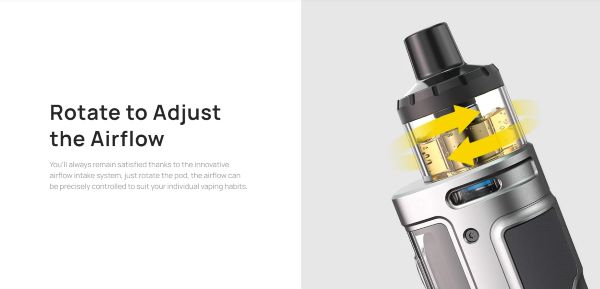 veynom lx aspire sigaretta elettronica con ariosità del tiro regolabile